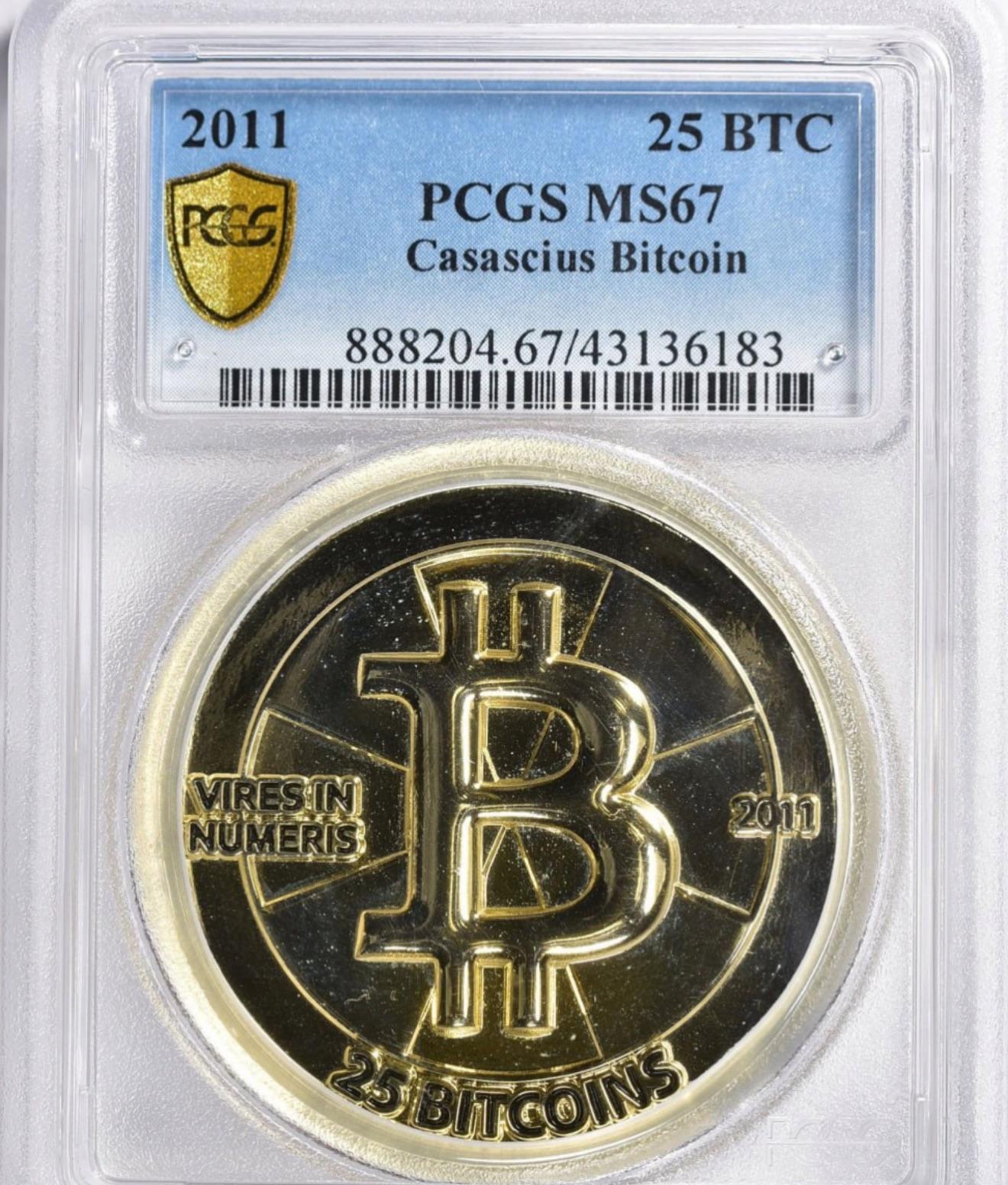 Original Casascius Bitcoin from 2011